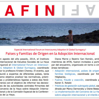 Países y Familias de Origen en la Adopción Internacional