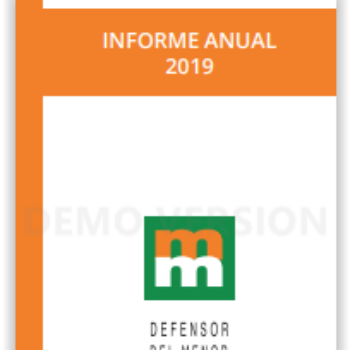 Informe anual de Menores 2019